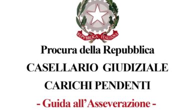 صحيفة الحالة الجنائية في إيطاليا هي مستند رسمي يوضح موقفك القانوني أمام القضاء الإيطالي، وبتنقسم لشهادتين أساسيتين: Casellario Giudiziale Certificato dei Carichi Pendenti