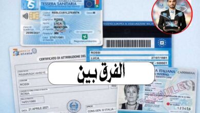 Tessera Sanitaria و**Codice Fiscale** و**Carta d’Identità Elettronica