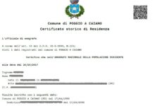 كيفية استخراج وطباعة السكن التاريخي (Residenza Storica) في إيطاليا عبر الهاتف