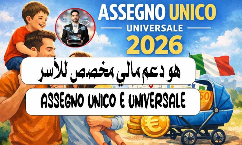 دليل Assegno Unico e Universale 2026 للعائلات في إيطاليا