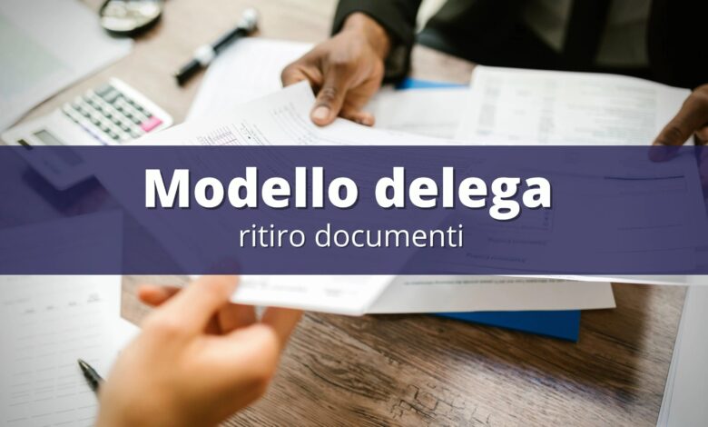 تفويض استلام الوثائق في إيطاليا 2026 | طريقة عمل Delega per Ritiro Documenti