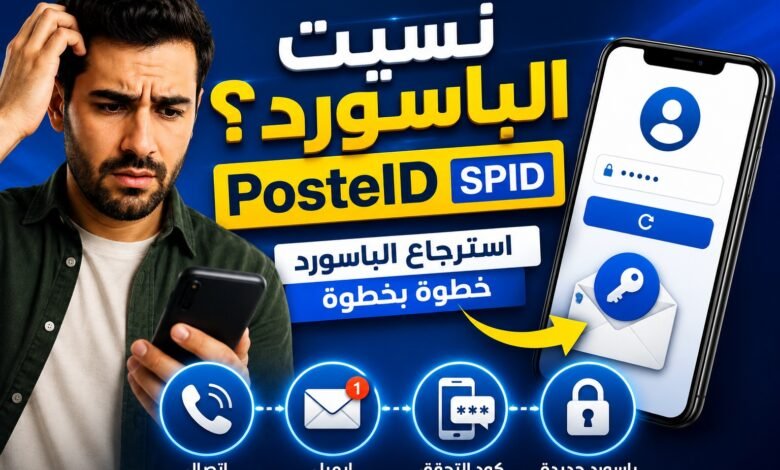 استرجاع كلمة مرور SPID Poste Italiane