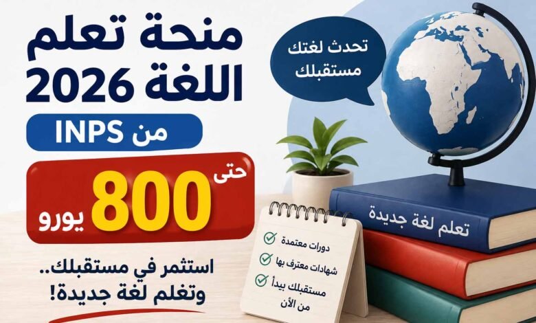 منحة تصل إلى 800 يورو لتعلم اللغة في إيطاليا