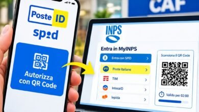 كيفية الدخول إلى INPS باستخدام SPID من الـCAF